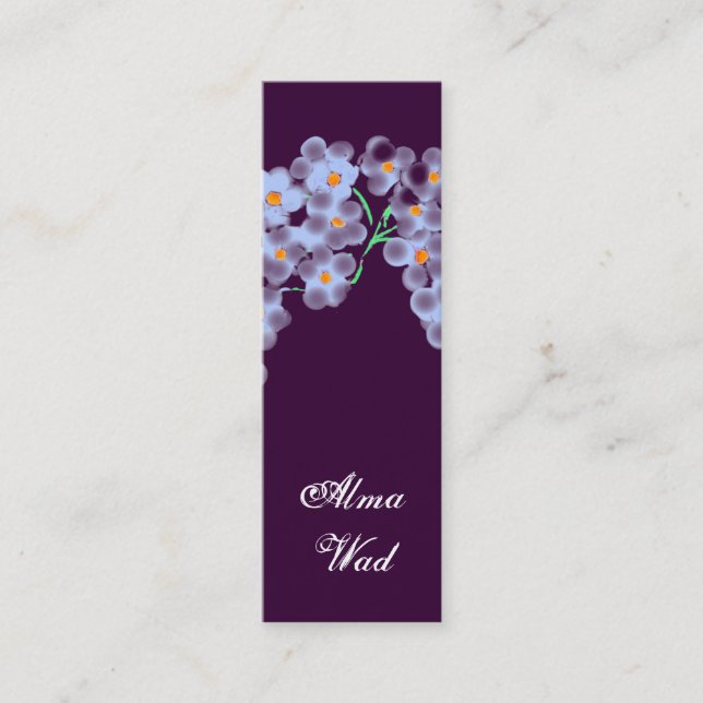 Smittblommor Mini Visitkort (Framsida)