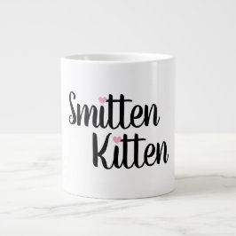 Smitten Kitten Cute Valentine Coffee Mug Gift Jumbo Mugg