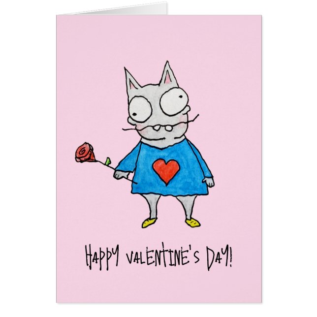 Smitten Kitten Hälsningskort (Framsidan)