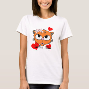 Smitten Kitten Puckered Läppar T-Shirt