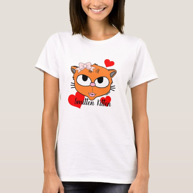 Smitten Kitten Puckrad T-Shirt (Framsida)