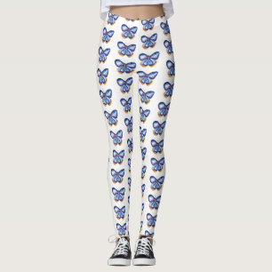 Smittflugans vattenfärg Art Teckning Unika baljväx Leggings