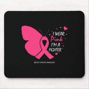 Smittgåvor I Bära Rosa Fighter Breast Cancer Musmatta