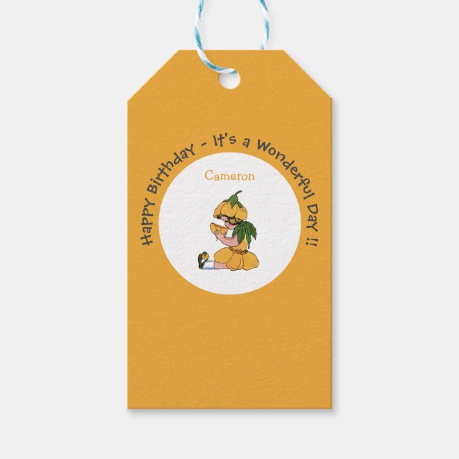 Smittkoppssamlingar för barn, vimiskt blomma i Par Presentetikett (Framsidan)