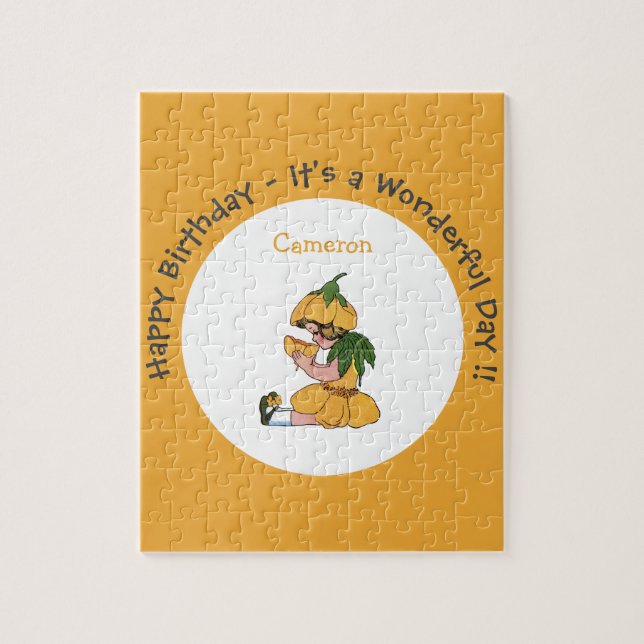 Smittkoppssamlingar för barn, vimiskt blomma i Par Pussel (Vertikal)