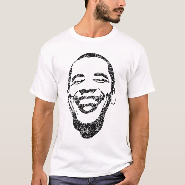 Smittsam leendeObama skjorta Tee Shirt (Framsida)