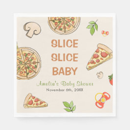 Smittsegment Baby Pizza Baby Shower Pappersservett