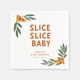 Smittsegment Baby Pizza Baby Shower Pappersservett