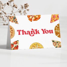 Smittsegment Baby Pizza Baby Shower Tack Kort