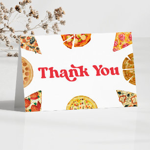 Smittsegment Baby Pizza Baby Shower Tack Kort