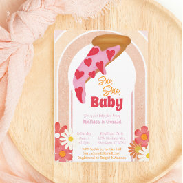 Smittsegmentets babyskor Pizza Party Inbjudningar