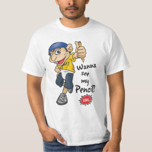 Sml jeffy saker lustigt t shirt