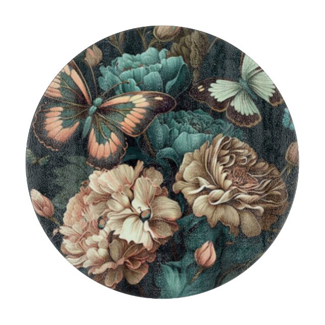 Smöbler och blommor mörkens klassiska utformning (Framsidan)