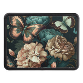 Smöbler och blommor mörkens klassiska utformning dragkroksskydd