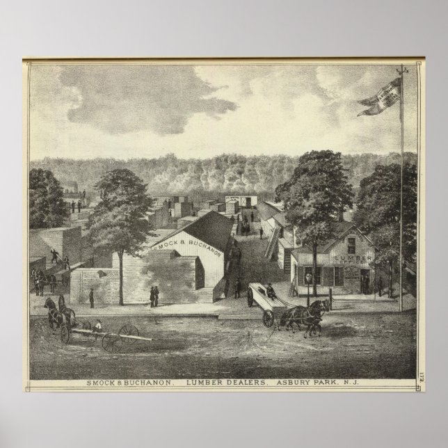 Smock & Buchanon, lumber dealers, Asbury Park, NJ Poster (Framsidan)