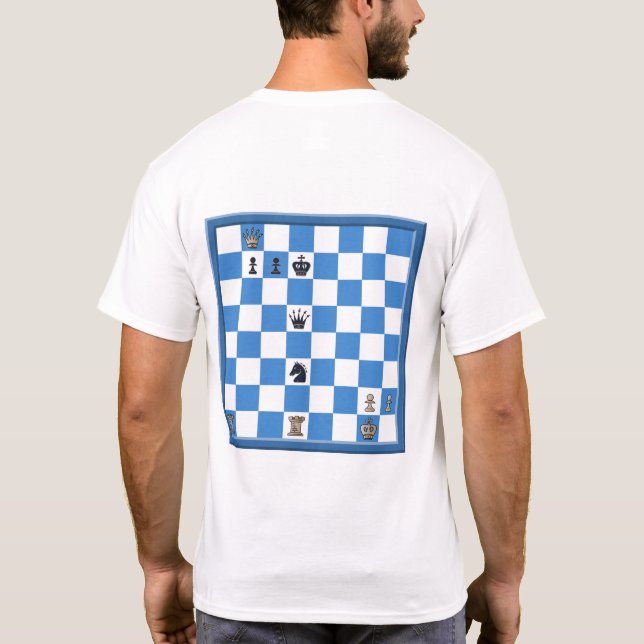 Smoderat mattschackpussel t shirt (Baksida)