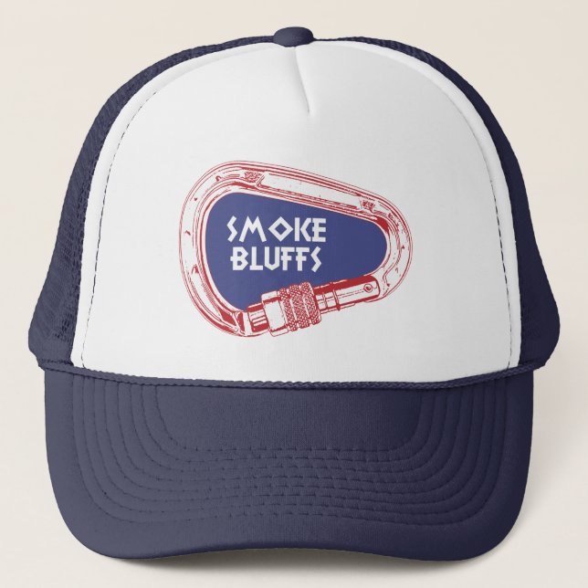 Smoke Bluffs klätting Carabiner Keps (Framsida)