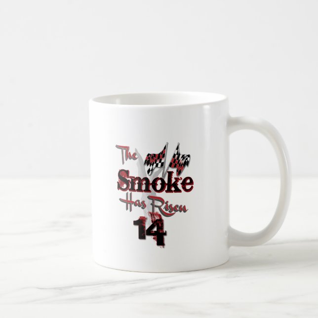 Smoke har uppstiget kaffemugg (Höger)