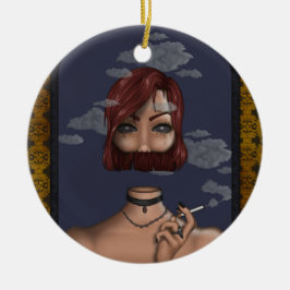 Smoke Julgransprydnad Keramik