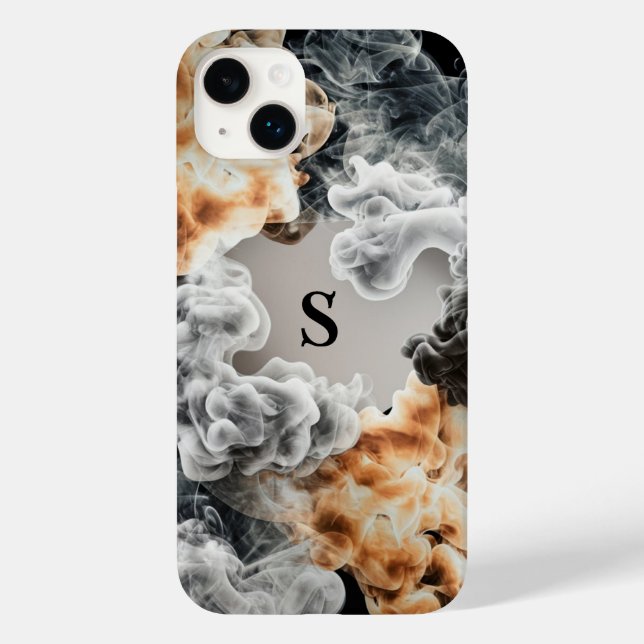 Smoke Monogram iphone case (Baksida)