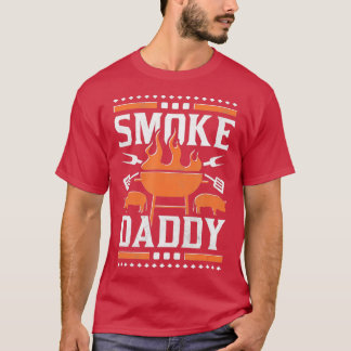 Smoke pappa Funny Pappa BBQ T Shirt