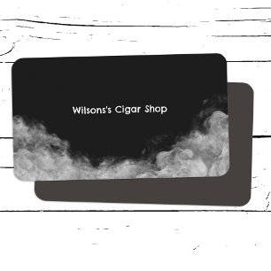 Smoke Shop Vape Visitkort