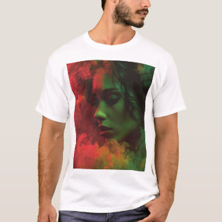 Smoke Signal – Dreamlight Profile in Red and Green T Shirt