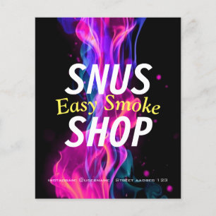 Smoke Vape Shop Business Supplies Garden Flagga Flygblad
