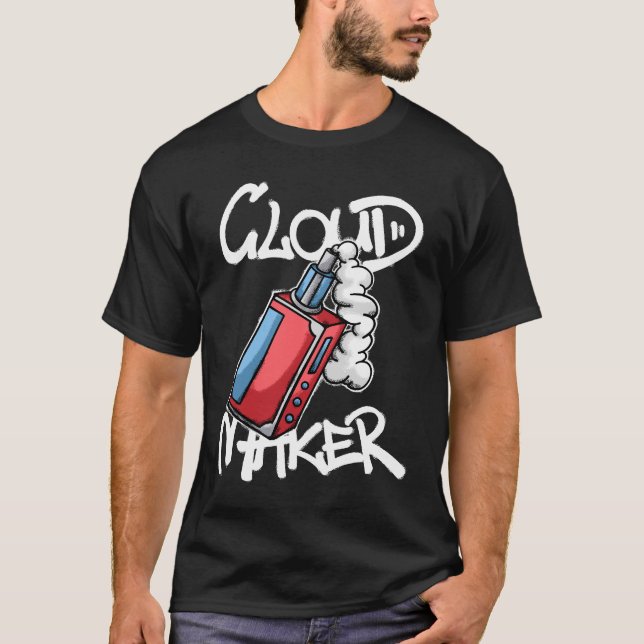 smoke vape streetwear t shirt (Framsida)