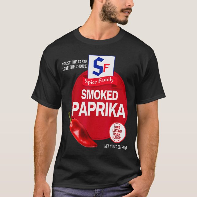 Smoked Paprika Halloween Sce Costume Group Matchin T Shirt (Framsida)