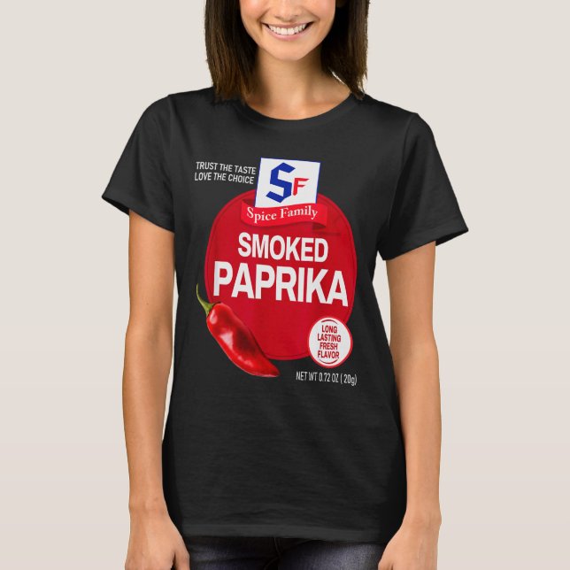 Smoked Paprika Halloween Sce Costume Group Matchin T Shirt (Framsida)