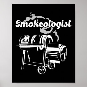 Smokeolog - Pitmaster Bbq Smoker Grilling Poster