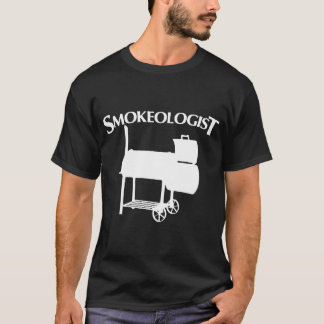 Smokeologist grillar den roliga BBQ-rökaren för T Shirt