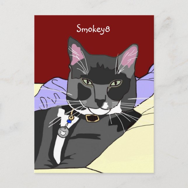 Smokey8 vykort (Framsida)