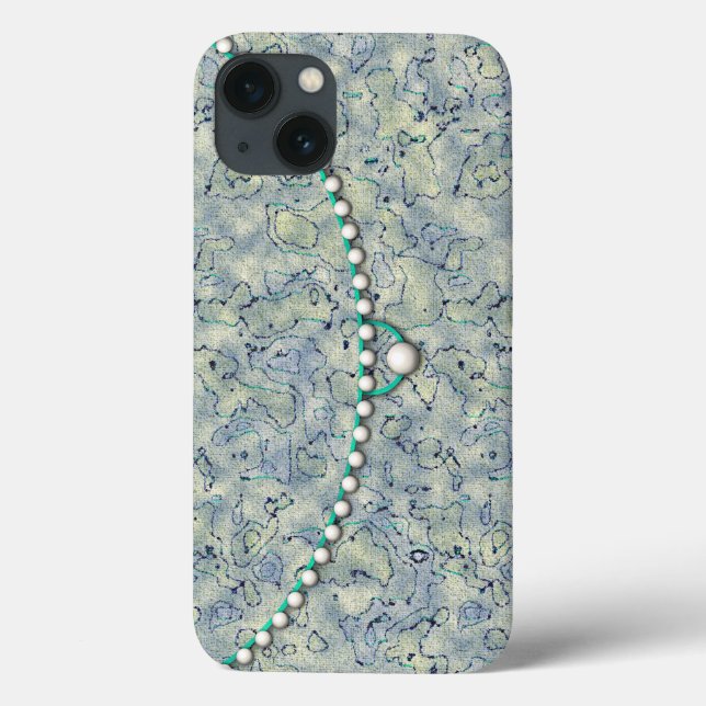 Smokey Aqua med Pearls (Baksida)