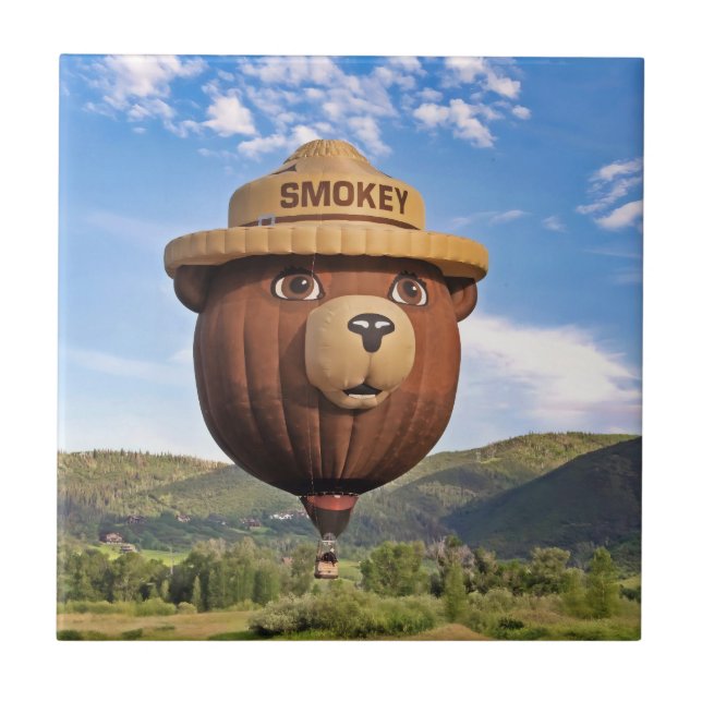 Smokey Bear in Colorado Kakelplatta (Framsidan)