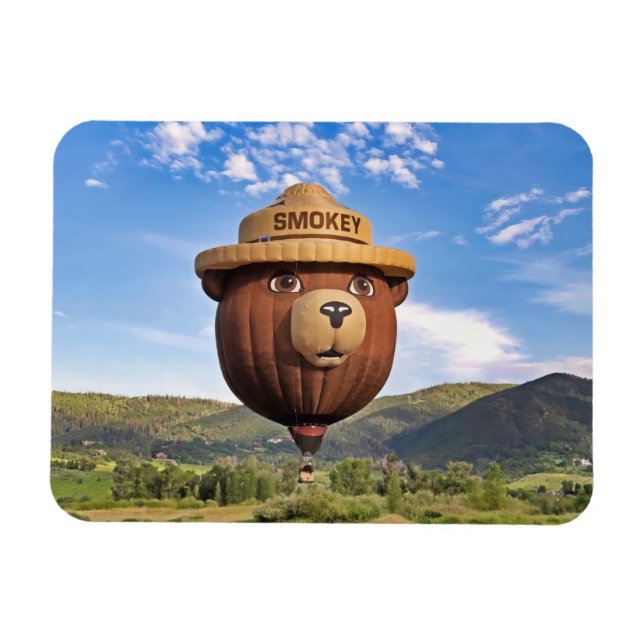 Smokey Bear in Colorado Magnet (Horisontell)
