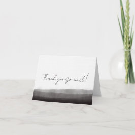 Smokey Black Watercolor Tack Kort