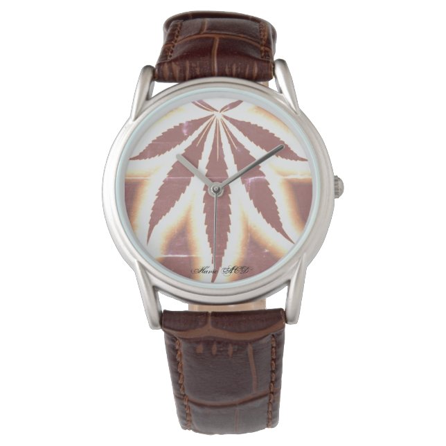 SMOKEY BURNT OGRÄS WATCH HAVIC ACD ARMBANDSUR (Framsida)