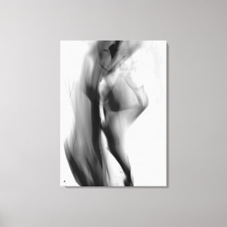 Smokey flames canvastryck