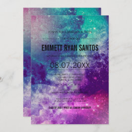 Smokey Galaxy Studentfest Inbjudan