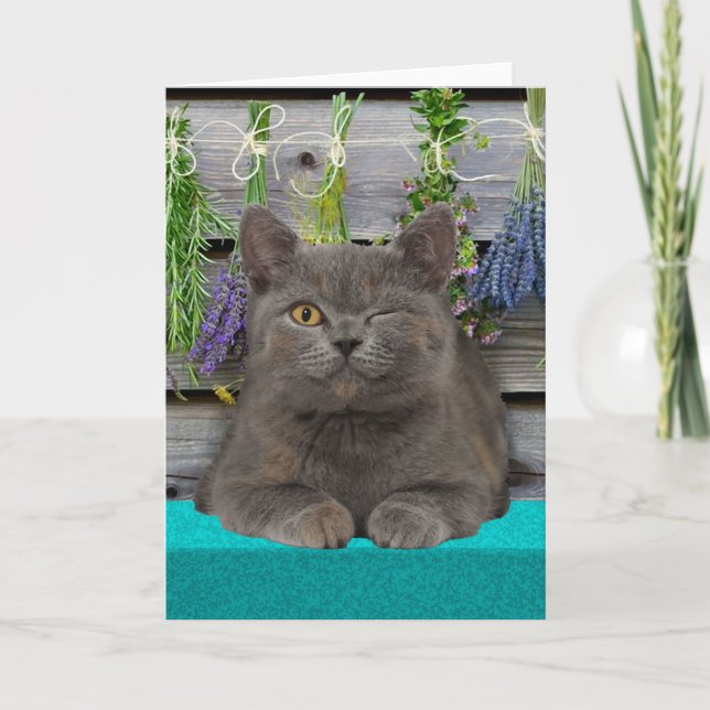 "Smokey" hälsningkort Kort (Framsida)