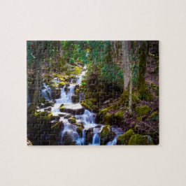 Smokey Mountain River Creek North Carolina Pussel