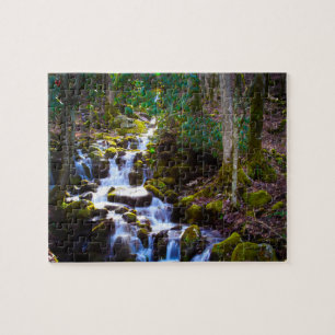 Smokey Mountain River Creek North Carolina Pussel