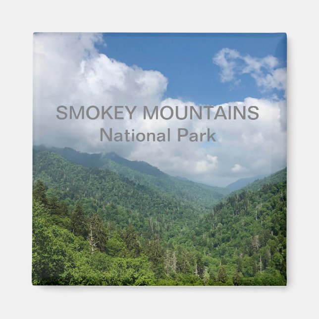 Smokey Mountains National Park Magnet (Framsidan)