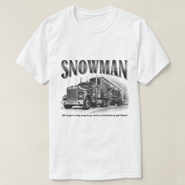 Smokey och Bandit_s Snögubbe T Shirt (Design framsida)