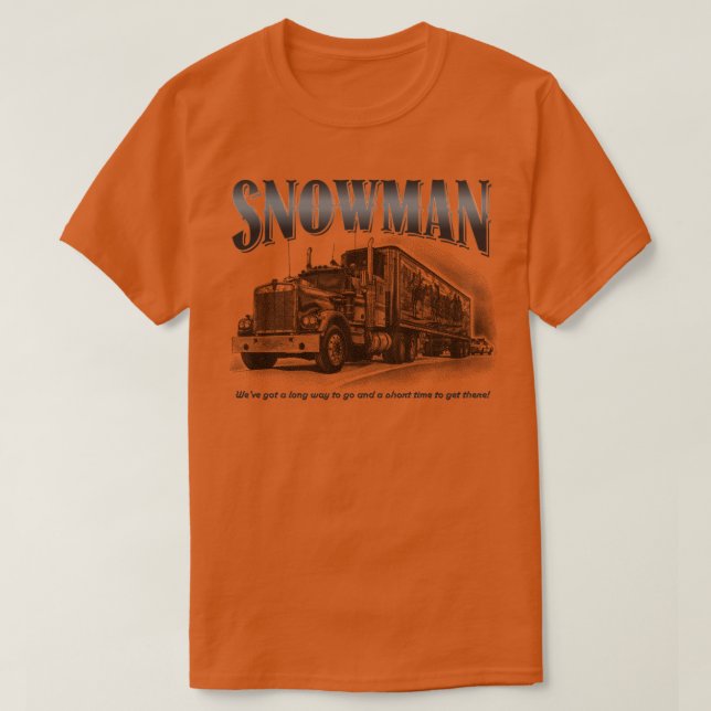 Smokey och Bandits Snögubbe T Shirt (Design framsida)