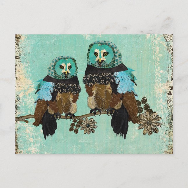 Smokey Ro    OwlsPostcard Vykort (Framsida)