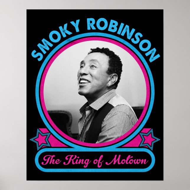 Smokey Robinson Kung i Motown Poster (Framsidan)