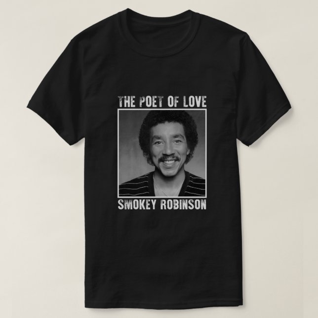 Smokey Robinson - Poet Kärlek T Shirt (Design framsida)
